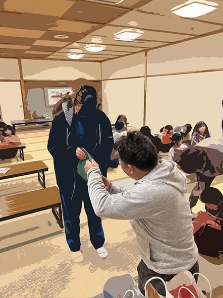 子ども食堂へお菓子を差入れ